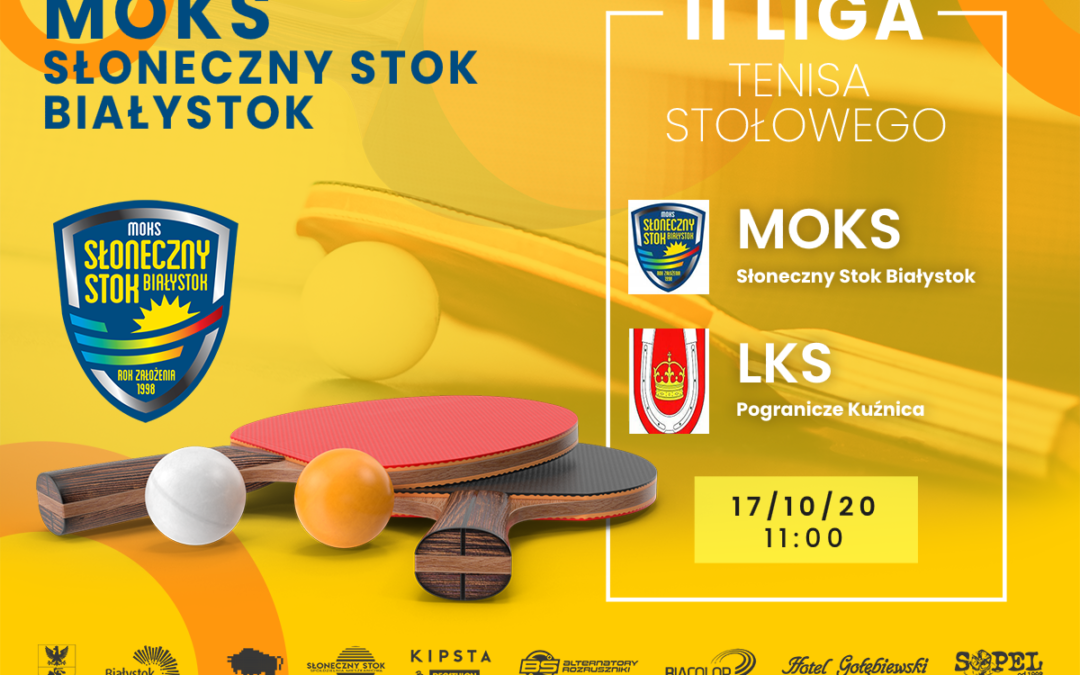 Rusza II liga Tenisa Stołowego mężczyzn!