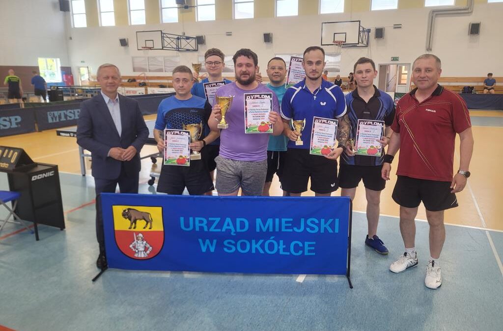 Jakub Juchniewicz ponownie wygrywa Mistrzostwa Sokółki w tenisie stołowym